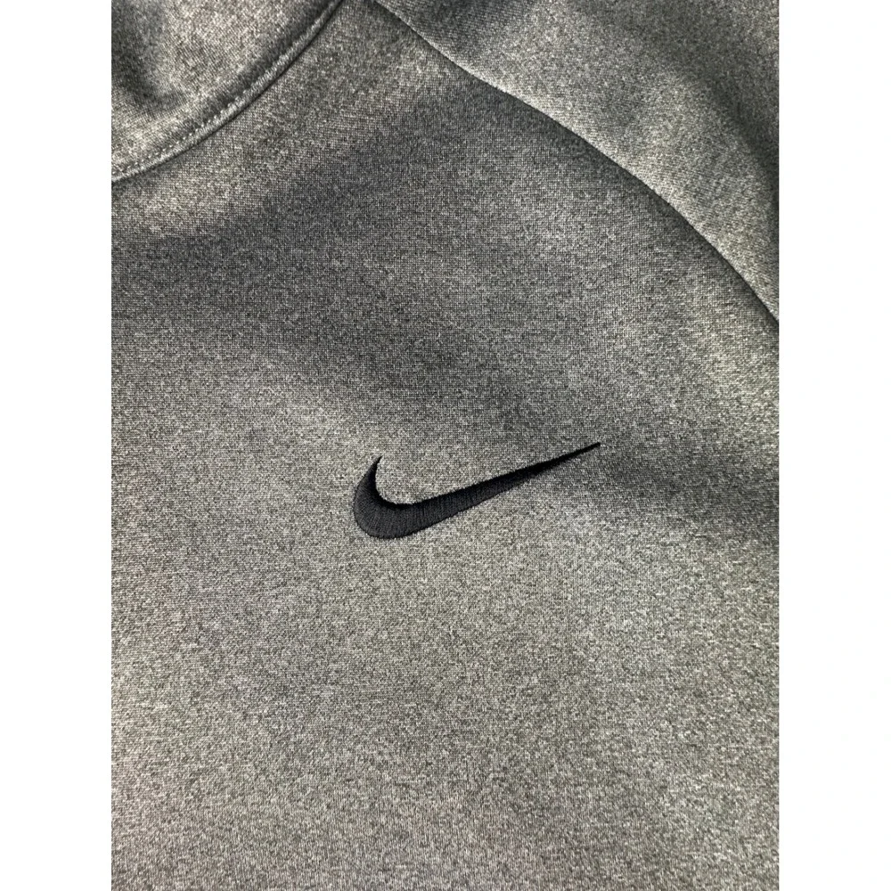 Nike Dri-FIT Mens 3XL Heather Gray Quarter Zip Pullover Fleece Top 860497-012